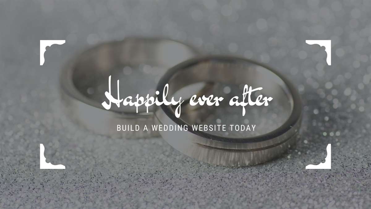 build a wedding website